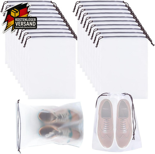 Transparente schuhbeutel set - transparente,