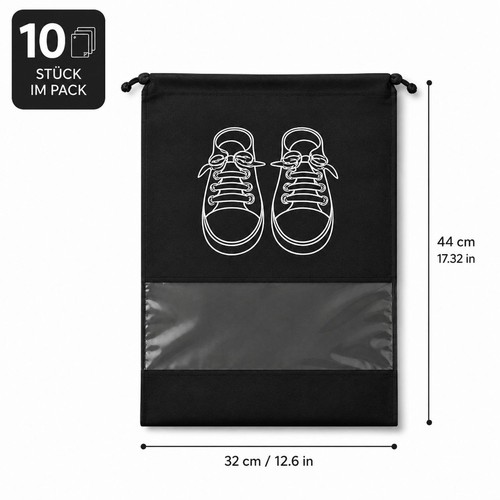 10er schuhbeutel organizer - 10er,